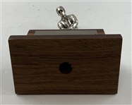 Silvered Metal Golf Trophy for the W. H. G. C. Sam Amziano Tournament 1976