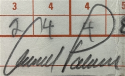 Arnold Palmer & Chi Chi Rodriguez Signed 1988 US Senior Open Tournament Used Scorecard