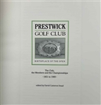 Prestwick GC 'The Club, the Members & the Championships 1851-1989' Ltd Ed /250 Leather Bound History Book