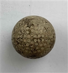 Antique Scottish Bramble Pattern Gutta-Percha Golf Ball