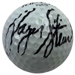 Payne Stewart Signed Top-Flite Tour Z-Balata 90 Used Golf Ball JSA ALOA