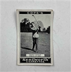 A Group of Seven 1923 Cope Brothers and Company Golf Strokes Kenilworth Cigarette Cards