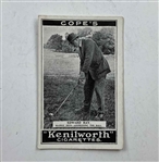 A Group of Seven 1923 Cope Brothers and Company Golf Strokes Kenilworth Cigarette Cards