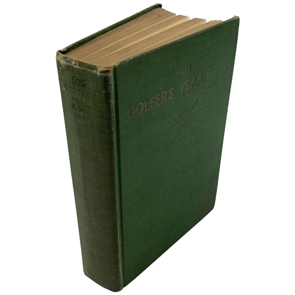 1931 The Golfers Year Book by Eds. Richardson, William D. and Lincoln A. Werden First Edition Book