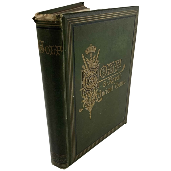 Clark, Robert. Golf: A Royal and Ancient Game. R. & R. Clark, 1875. First Edition.