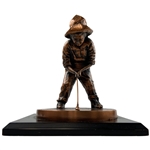 Pinehurst Country Club Balfour Putter Boy Bronze Sundial Statue