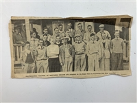 Collection of Vintage Newspaper Clippings and Ephemera Relating to Irish Golfer Fred Daly and Ulster Professional Golf, 1936-1949