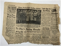 Collection of Vintage Newspaper Clippings and Ephemera Relating to Irish Golfer Fred Daly and Ulster Professional Golf, 1936-1949