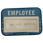 1979 Masters Tournament Employee Badge Badge Low #2