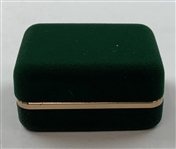 Augusta National Golf Club 10 year Employee Gift 10k Gold Charm w/ Ruby Stone in Box