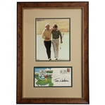Tom Watson Signed 1977 Open Championship First Day Cover Framed Display JSA ALOA