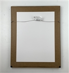 Tommy Armour Signed Silver Scot Portrait Display - Framed JSA ALOA