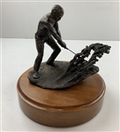 Malcolm DeMille Sand Save Bronze Golfer Sculpture Number 42 of 1000