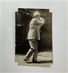 Two International News Photos Silver Gelatin Press Photographs of John D. Rockefeller, Sr. Playing Golf, 1929