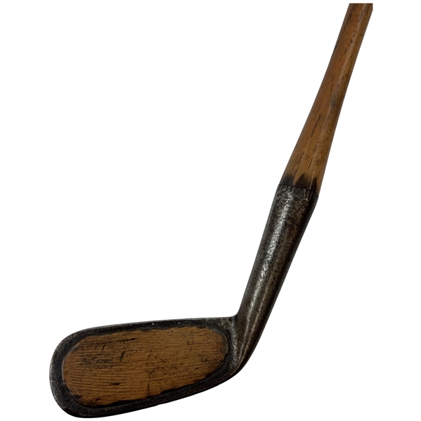 Spalding Cran Wood-Face Putter/Chipper with Hickory Shaft and Patent Date June 8, 1897
