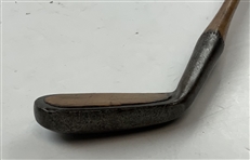 Spalding Cran Wood-Face Putter/Chipper with Hickory Shaft and Patent Date June 8, 1897