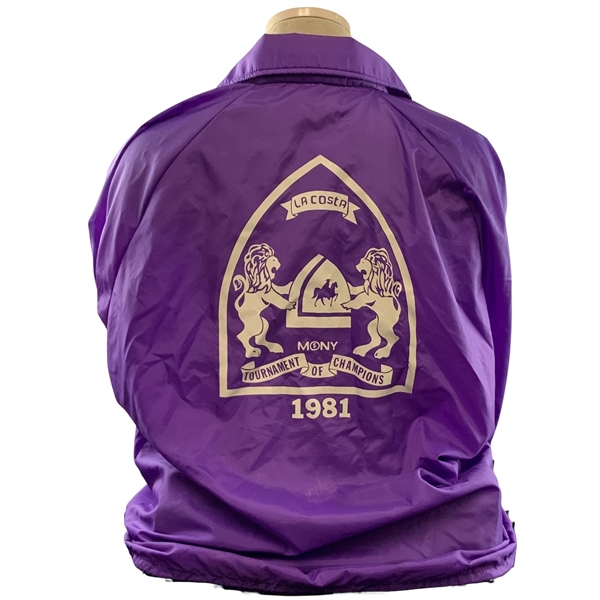 1981 MONY Tournament of Champions La Costa Resort Professional Golf Nylon Coach Jacket