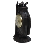 Juliana Golf Bag Themed Resin Clock - Battery Operated