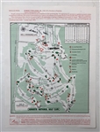 Jack Nicklaus Signed 1998 Masters Tournament Jack Nicklaus Day Pairing Sheet JSA ALOA