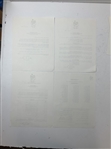 Jack Nicklaus Signed Collection of 1986 Masters Tournament Official Press Releases JSA ALOA
