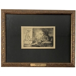 Rembrandt van Rijn, The Golf Player, Posthumous Etching