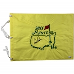 Arnold Palmer Signed 2011 Masters Tournament Embroidered Flag JSA #BA38054