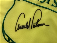 Arnold Palmer Signed 2011 Masters Tournament Embroidered Flag JSA #BA38054