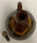 1920’s Royal Doulton Golfer Themed Kingsware Wine Jug w/ Stopper
