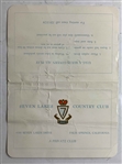 Sandra Palmer & Mickey Wright Signed Seven Lakes CC in Palm Springs Scorecard
