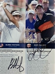 Rory, Watson, Norman, DJ & Many More Signed 2014 Open Program Profile Pages JSA ALOA