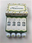 Set of Titleist Pro V1 Masters Concessions Commemorative Golf Balls