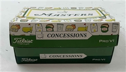 Set of Titleist Pro V1 Masters Concessions Commemorative Golf Balls