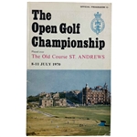 1970 OPEN Championship at St. Andrews Program - Jack Nicklaus Win