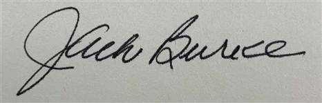 Jack Burke (2) & Bernard Gallacher Signed Books JSA ALOA