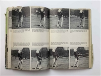 A Collection of Golf Instructional Books by Sam Snead, Byron Nelson, Bobby Jones, and Arnold Palmer.