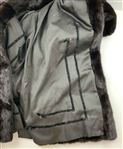 Nancy Lopez's Personal Full-Length Dark Mahogany Mink Fur Swing Coat