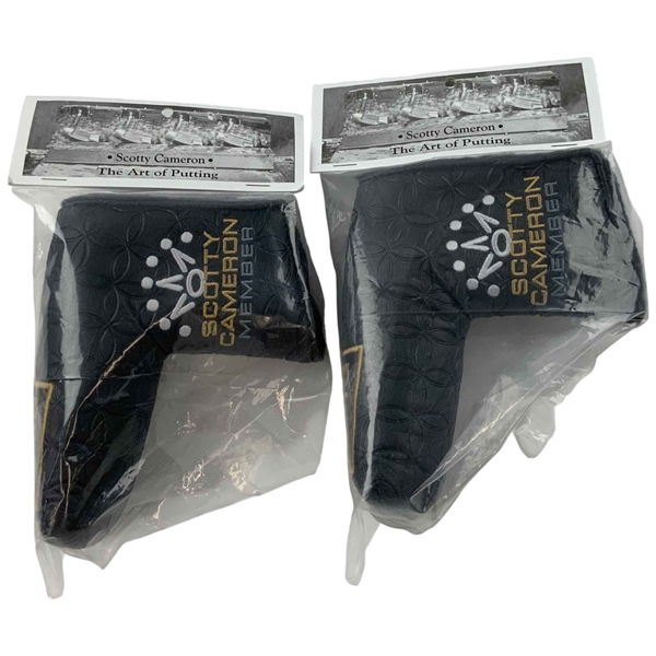A Pair of Scotty Cameron 2020 Club Cameron Member Putter Headcovers New in Packaging