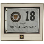 Shaun Micheel Signed 2003 PGA Championship Flag w/ Money Clip JSA ALOA
